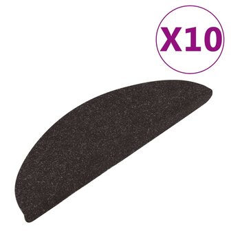 Trapmatten zelfklevend 10 st 65x22,5x3,5 cm zwart 2