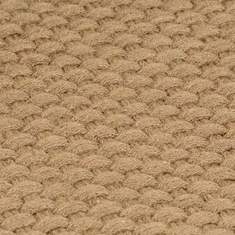 Vloerkleed rechthoekig 120x180 cm jute naturel 5