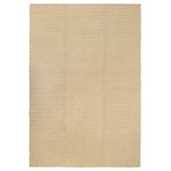 Vloerkleed rechthoekig 120x180 cm katoen naturel 1