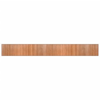 Vloerkleed rechthoekig 60x500 cm bamboe naturel 2