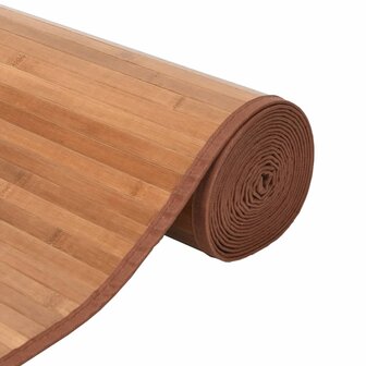Vloerkleed rechthoekig 60x1000 cm bamboe naturel 4