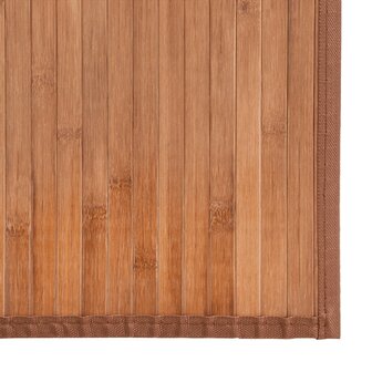 Vloerkleed rechthoekig 60x1000 cm bamboe naturel 6