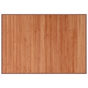 Vloerkleed rechthoekig 70x100 cm bamboe bruin 2