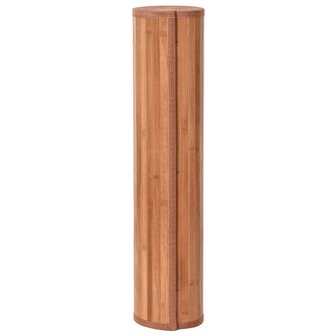 Vloerkleed rechthoekig 70x100 cm bamboe bruin 3