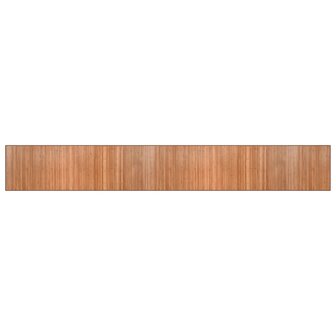 Vloerkleed rechthoekig 70x500 cm bamboe naturel 2