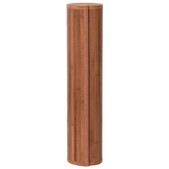 Vloerkleed rechthoekig 80x200 cm bamboe bruin 3
