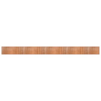 Vloerkleed rechthoekig 80x1000 cm bamboe naturel 2