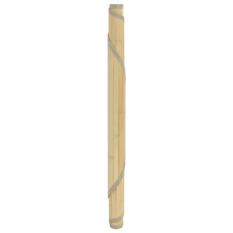 Vloerkleed rond 80 cm bamboe lichtnaturel 3
