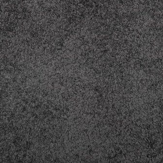 Vloerkleed PAMPLONA shaggy hoogpolig modern 80x150 cm antraciet 9
