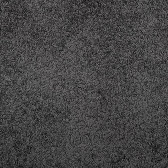 Vloerkleed PAMPLONA shaggy hoogpolig modern &Oslash; 80 cm antraciet 9