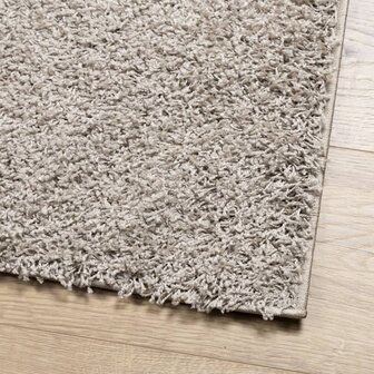 Vloerkleed PAMPLONA shaggy hoogpolig modern 60x110 cm beige 4