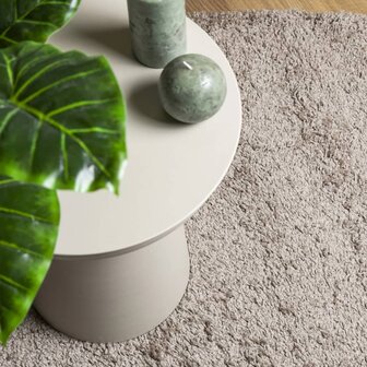 Vloerkleed PAMPLONA shaggy hoogpolig modern 60x110 cm beige 7