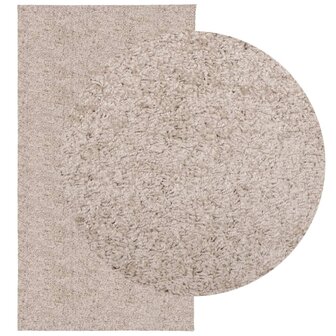 Vloerkleed PAMPLONA shaggy hoogpolig modern 80x150 cm beige 3