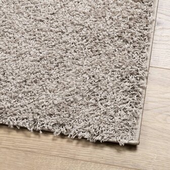 Vloerkleed PAMPLONA shaggy hoogpolig modern 80x150 cm beige 4