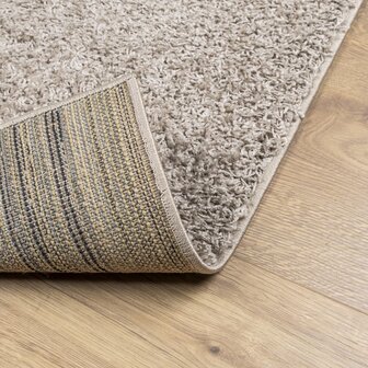 Vloerkleed PAMPLONA shaggy hoogpolig modern 80x150 cm beige 5