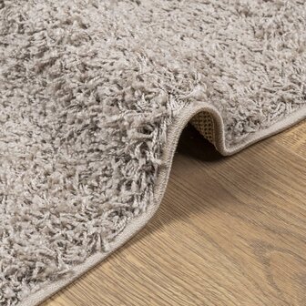 Vloerkleed PAMPLONA shaggy hoogpolig modern 80x150 cm beige 6