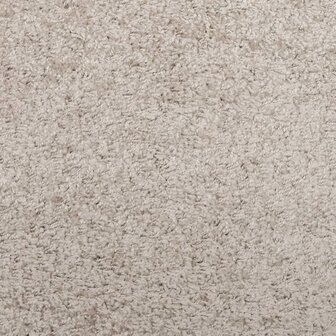 Vloerkleed PAMPLONA shaggy hoogpolig modern 80x150 cm beige 9