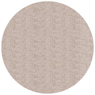 Vloerkleed PAMPLONA shaggy hoogpolig modern &Oslash; 80 cm beige 2