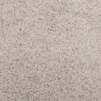 Vloerkleed PAMPLONA shaggy hoogpolig modern &Oslash; 80 cm beige 9