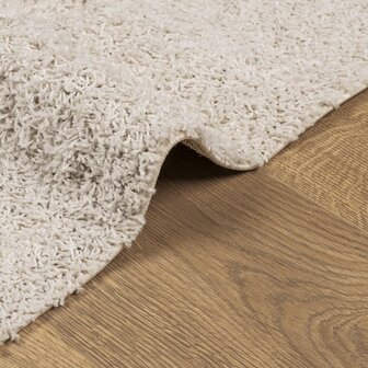Vloerkleed PAMPLONA shaggy hoogpolig modern 60x110 cm cr&egrave;me 6