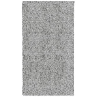 Vloerkleed PAMPLONA shaggy hoogpolig modern 60x110 cm grijs 2