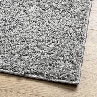 Vloerkleed PAMPLONA shaggy hoogpolig modern 60x110 cm grijs 4