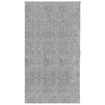 Vloerkleed PAMPLONA shaggy hoogpolig modern 80x150 cm grijs 2