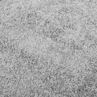 Vloerkleed PAMPLONA shaggy hoogpolig modern &Oslash; 120 cm grijs 9