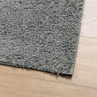 Vloerkleed PAMPLONA shaggy hoogpolig modern 60x110 cm groen 4