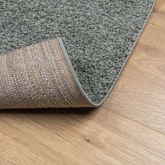 Vloerkleed PAMPLONA shaggy hoogpolig modern 60x110 cm groen 5