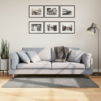 Vloerkleed PAMPLONA shaggy hoogpolig modern 80x150 cm groen 1