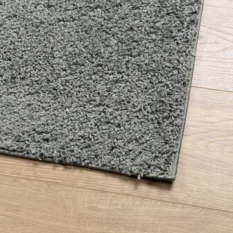 Vloerkleed PAMPLONA shaggy hoogpolig modern 80x150 cm groen 4