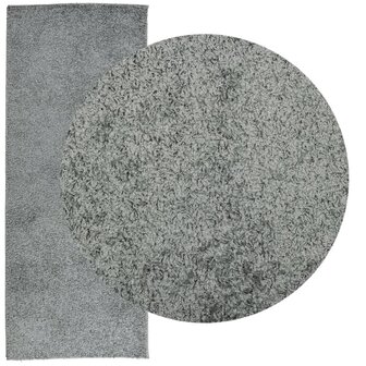 Vloerkleed PAMPLONA shaggy hoogpolig modern 80x200 cm groen 3