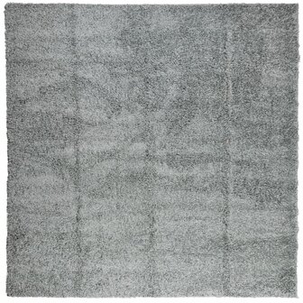 Vloerkleed PAMPLONA shaggy hoogpolig modern 120x120 cm groen 2