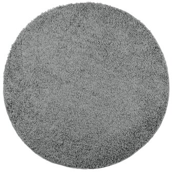 Vloerkleed PAMPLONA shaggy hoogpolig modern &Oslash; 100 cm groen 2