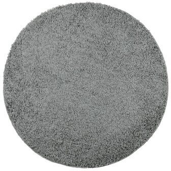 Vloerkleed PAMPLONA shaggy hoogpolig modern &Oslash; 120 cm groen 2