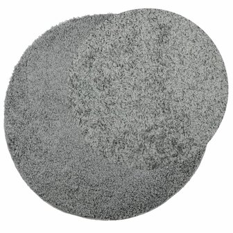 Vloerkleed PAMPLONA shaggy hoogpolig modern &Oslash; 120 cm groen 3