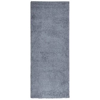 Vloerkleed PAMPLONA shaggy hoogpolig modern 80x200 cm blauw 2