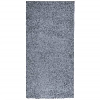 Vloerkleed PAMPLONA shaggy hoogpolig modern 100x200 cm blauw 2