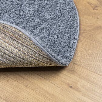 Vloerkleed PAMPLONA shaggy hoogpolig modern &Oslash; 80 cm blauw 5