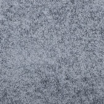 Vloerkleed PAMPLONA shaggy hoogpolig modern &Oslash; 80 cm blauw 9