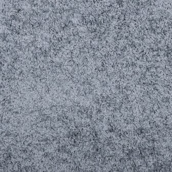 Vloerkleed PAMPLONA shaggy hoogpolig modern &Oslash; 100 cm blauw 9