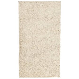Vloerkleed PAMPLONA shaggy hoogpolig modern 60x110 cm goudkleur 2