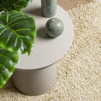 Vloerkleed PAMPLONA shaggy hoogpolig modern 60x110 cm goudkleur 7
