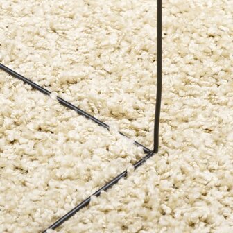 Vloerkleed PAMPLONA shaggy hoogpolig modern 60x110 cm goudkleur 8
