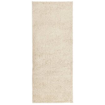 Vloerkleed PAMPLONA shaggy hoogpolig modern 80x200 cm goudkleur 2