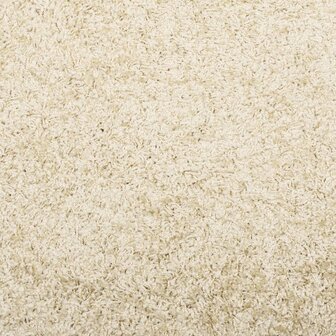 Vloerkleed PAMPLONA shaggy hoogpolig modern 80x200 cm goudkleur 9