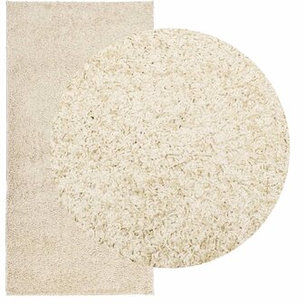 Vloerkleed PAMPLONA shaggy hoogpolig modern 100x200 cm goud 3