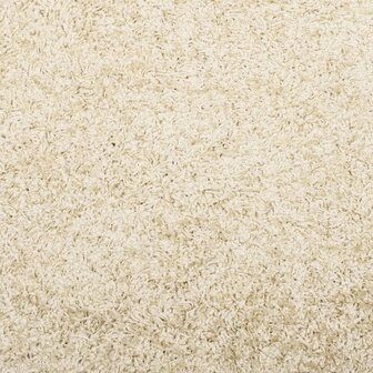 Vloerkleed PAMPLONA shaggy hoogpolig modern &Oslash; 120 cm goudkleur 9