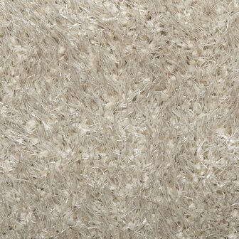 Vloerkleed ISTAN hoogpolig glanzend &Oslash; 80 cm beige 9